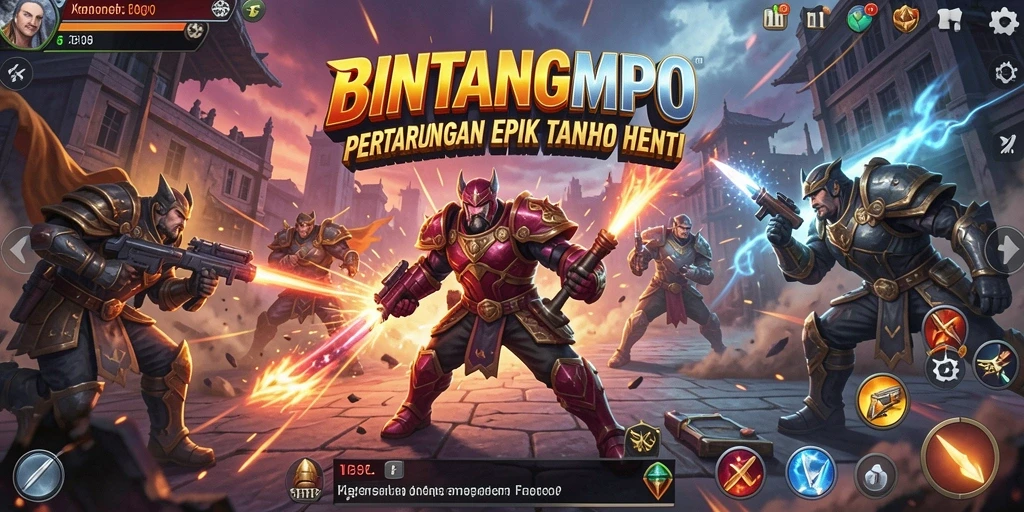 Gameplay seru dan penuh aksi di BINTANGMPO.
