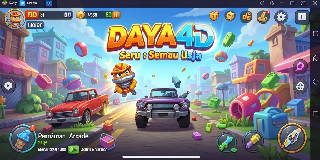 Tampilan menarik dari gameplay DAYA4D yang menegangkan dan seru.