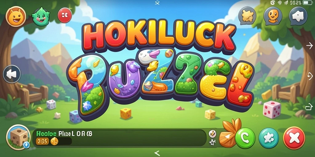 Gameplay HOKILUCK yang menarik dengan berbagai tantangan puzzle.