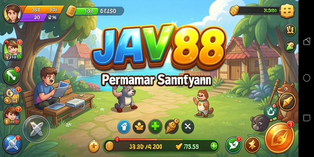 Tangkapan layar gameplay <strong>JAVO88</strong> yang penuh warna dan interaksi seru.