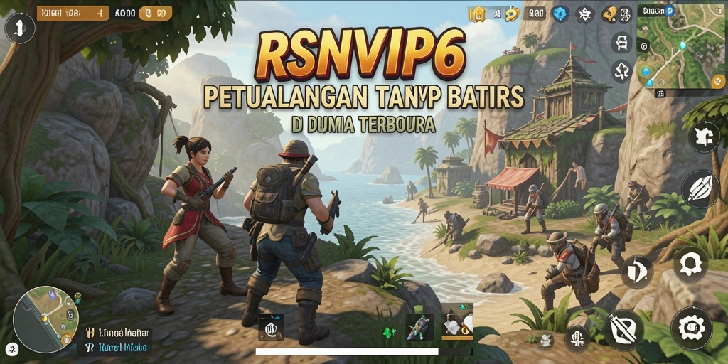 Tampilan menawan dari dunia terbuka RSNVIP6 dengan lingkungan yang kaya.