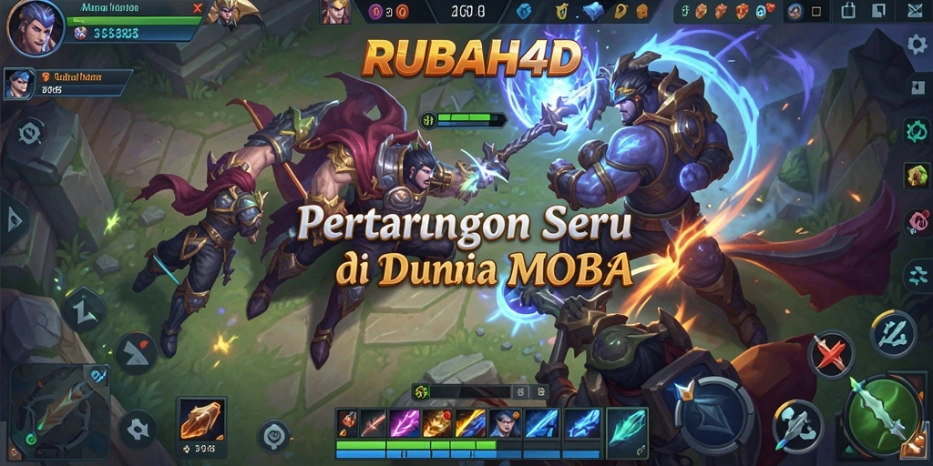 Gameplay seru dalam RUBAH4D dengan aksi MOBA yang mendebarkan.