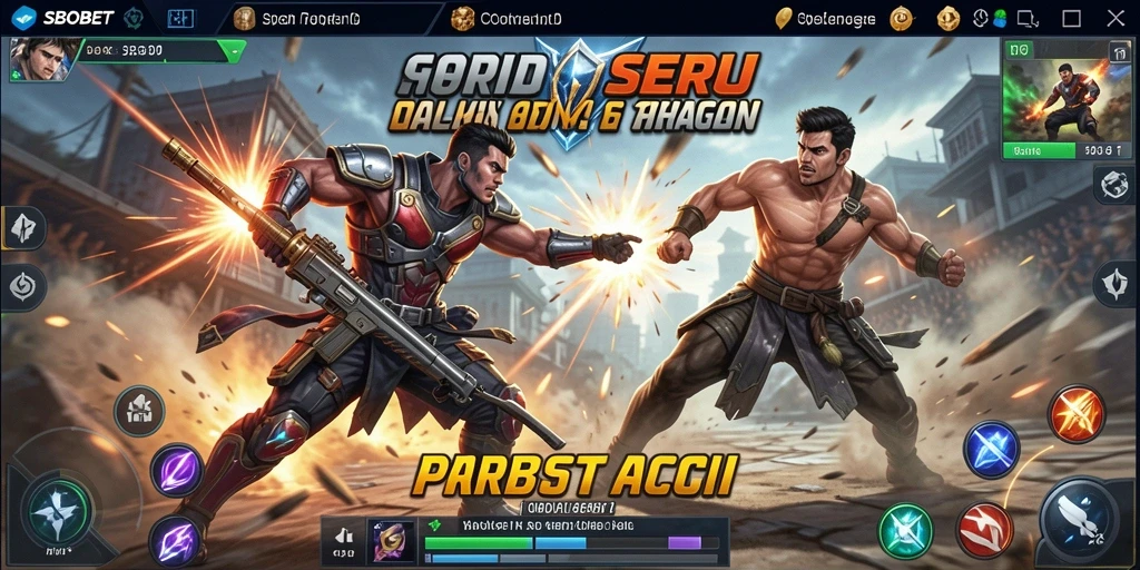 Tampilan seru dari gameplay SBOBET yang penuh aksi.