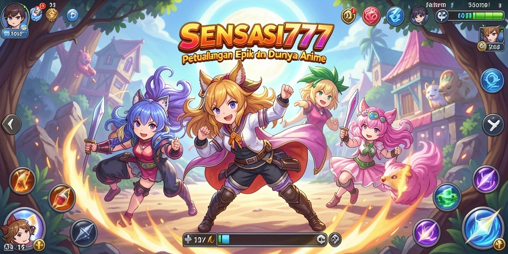Gameplay seru dalam dunia anime yang mengasyikkan.